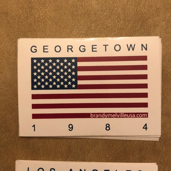 BRANDY MELVILLE NY NEWPORT FLAG STICKERS - Picture 2 of 5